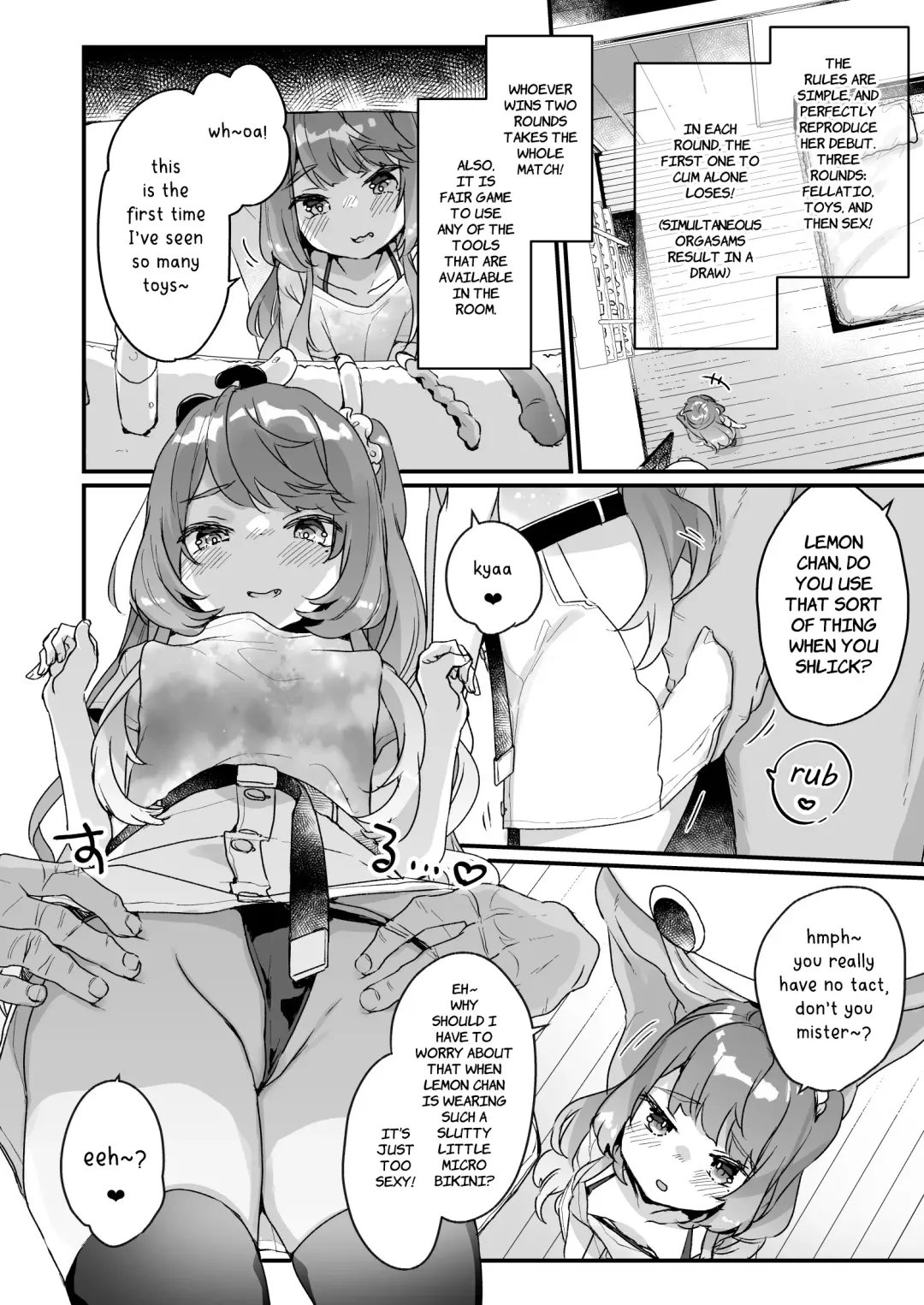 [Kanroame] Otona Dakara Zettai ni Makenai!!! | I'm an Adult, so I'll Never Lose!!! Fhentai - Page 7
