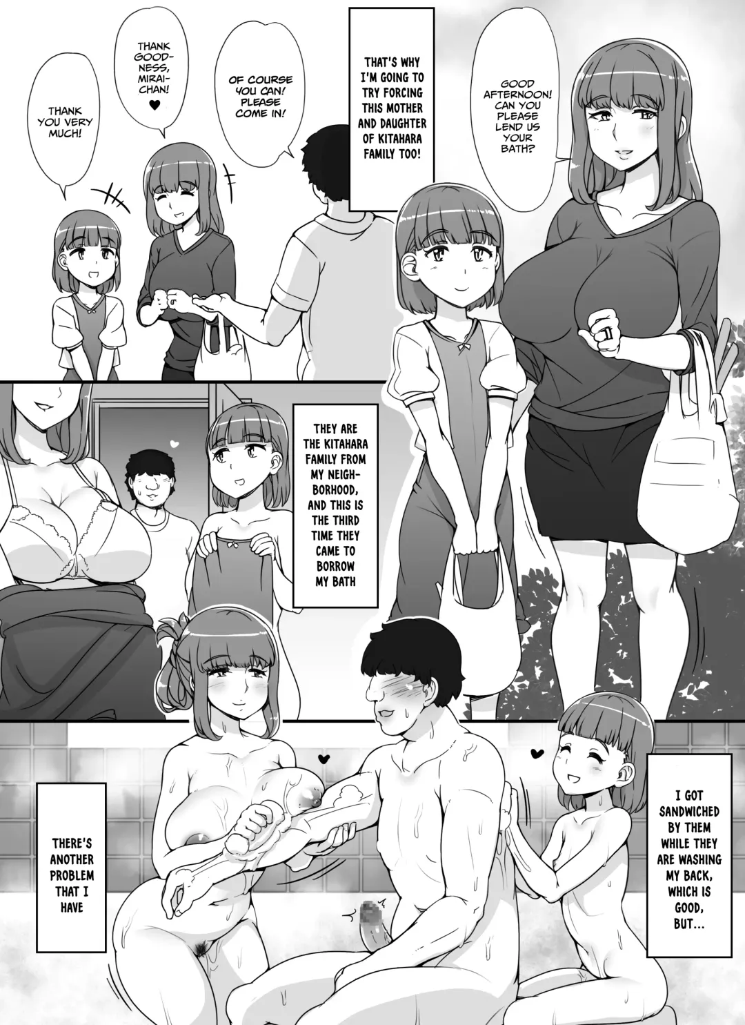 [Abubu] Kinjo no Onnatachi ga Nazeka Ore no Ie no Furo ni Hairi ni Kuru Ken Fhentai - Page 30