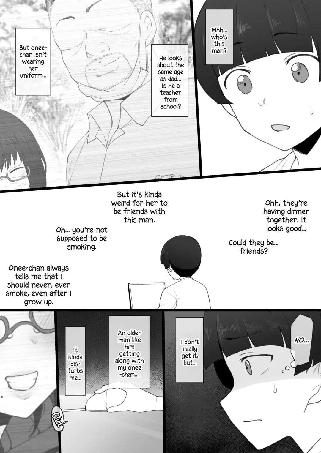 [Terasu Mc] Daisuki na Onee-chan ni Karita Pasocon no Naka ni... | On the Laptop My Beloved Big Sister Lent Me… Fhentai.net - Page 6