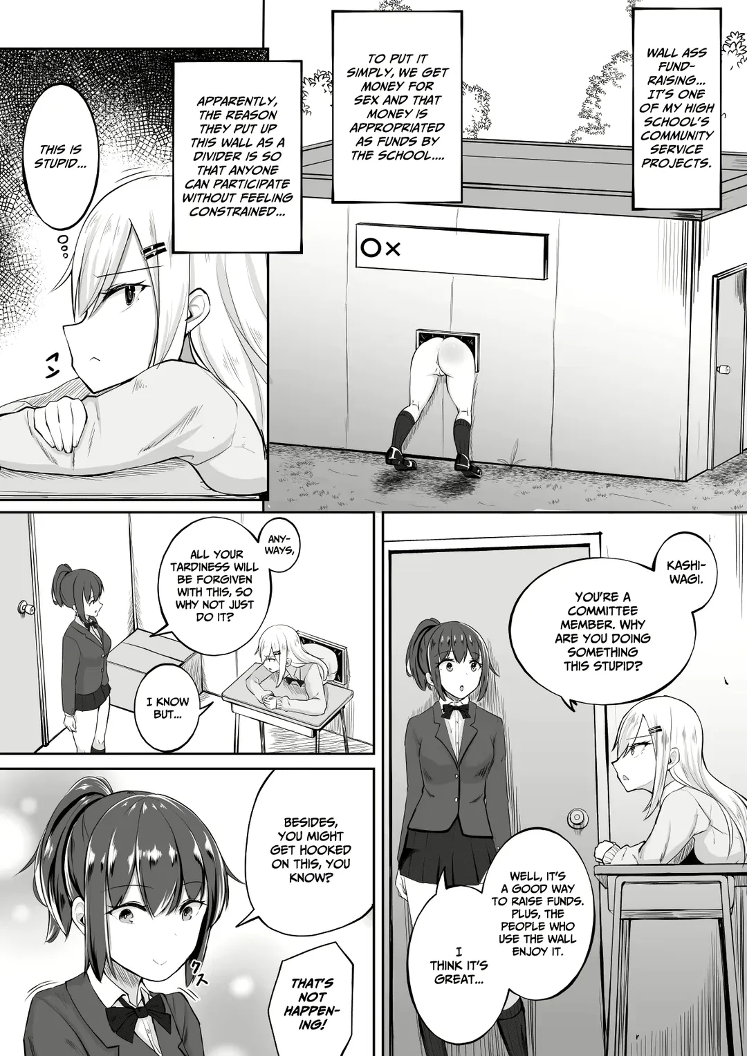 [Syu] Kabe Shiri Bokin | Wall Ass Fundraising Fhentai - Page 6