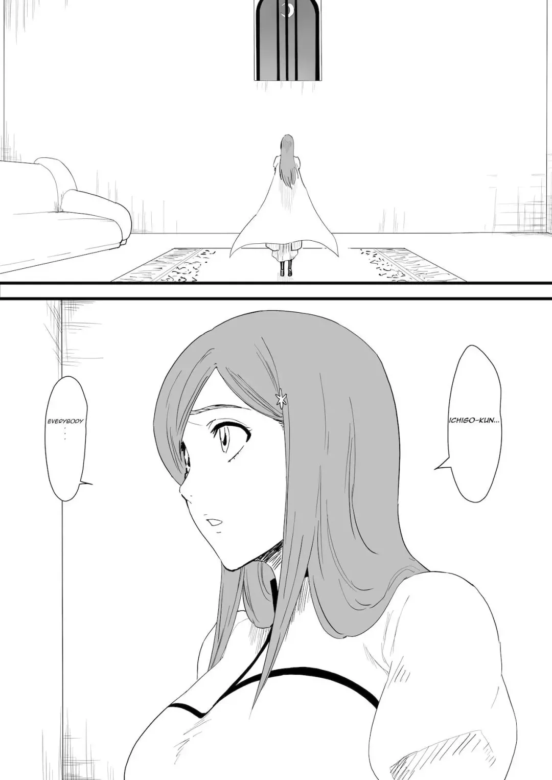 [Iwao] Orihime is attacked by goblin-like hollows Fhentai - Page 1