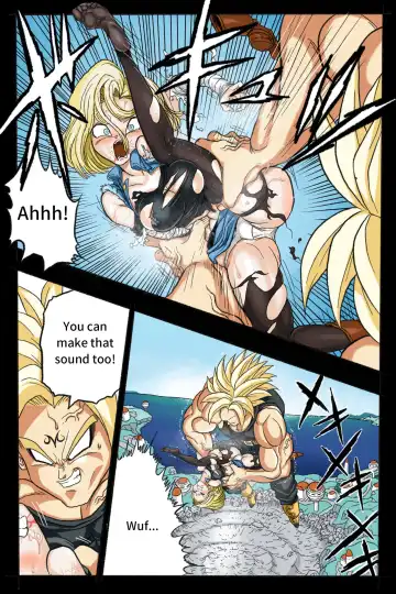 Ryona Budokai 3 - Android 18 vs Trunks Fhentai.net - Page 35