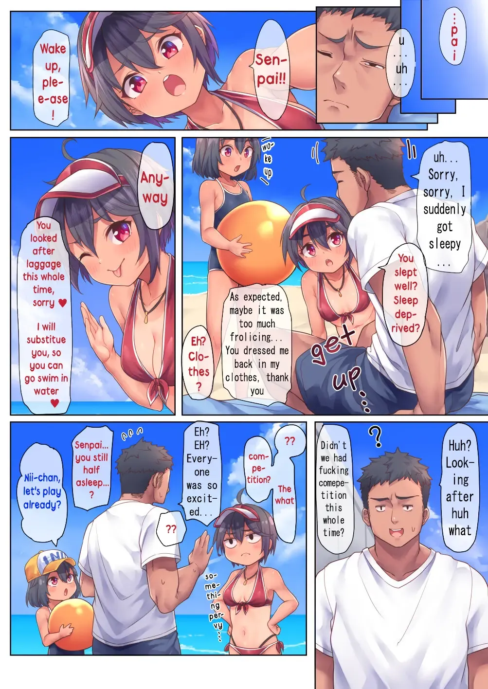 [Kanabun] Beach de Asobo | I want to play on a beach Fhentai.net - Page 37