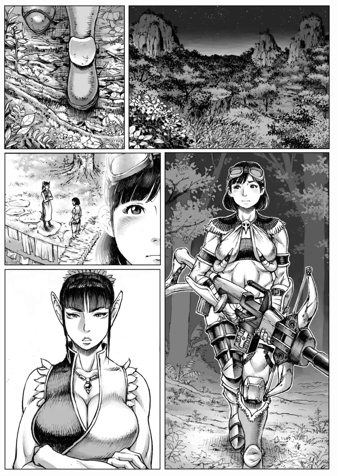 [Double Deck] MonHan! ~Kuishinbou Hunter no OO Report~ Fhentai - Page 43