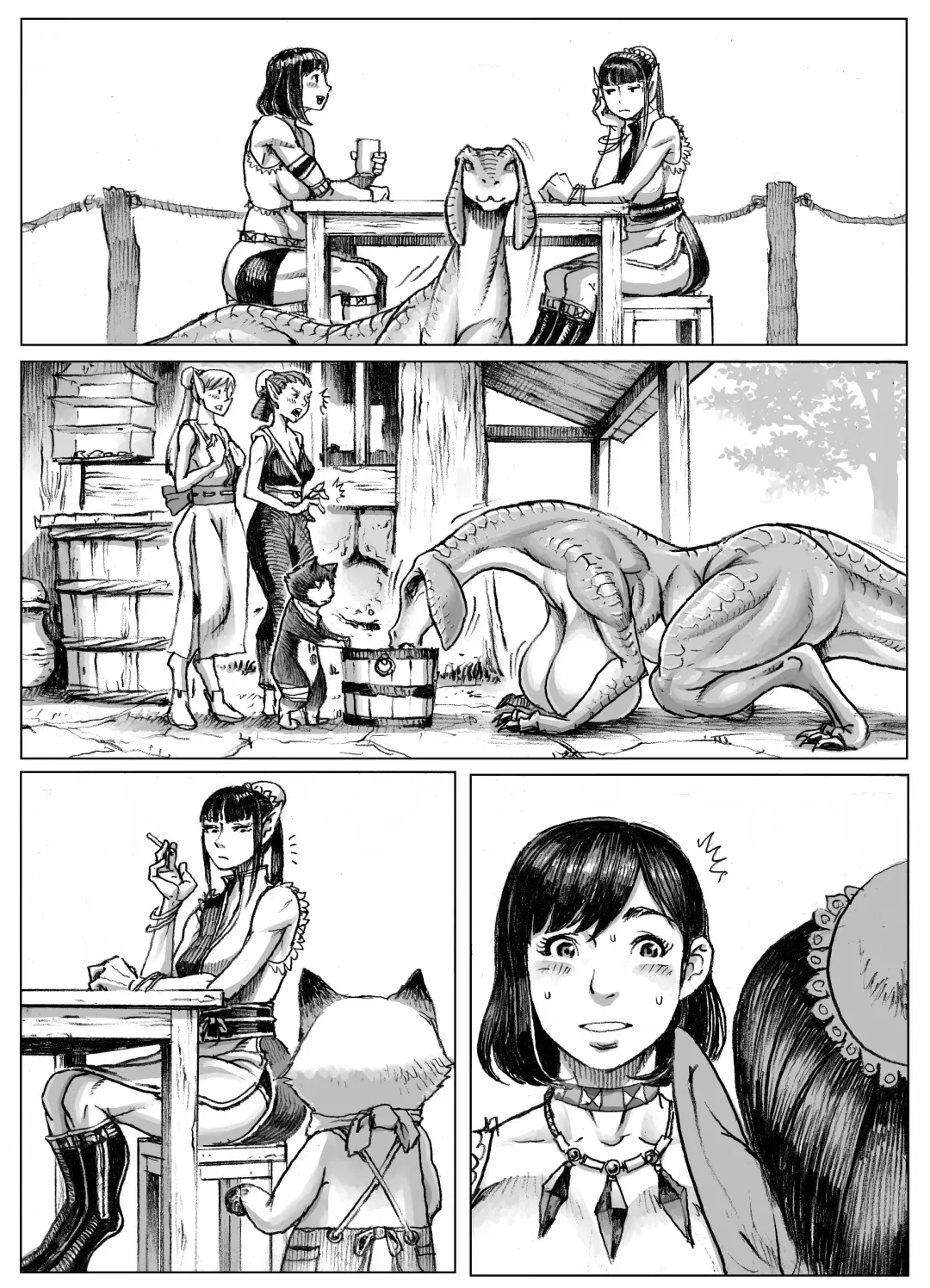 [Double Deck] MonHan! ~Kuishinbou Hunter no OO Report~ Fhentai - Page 60