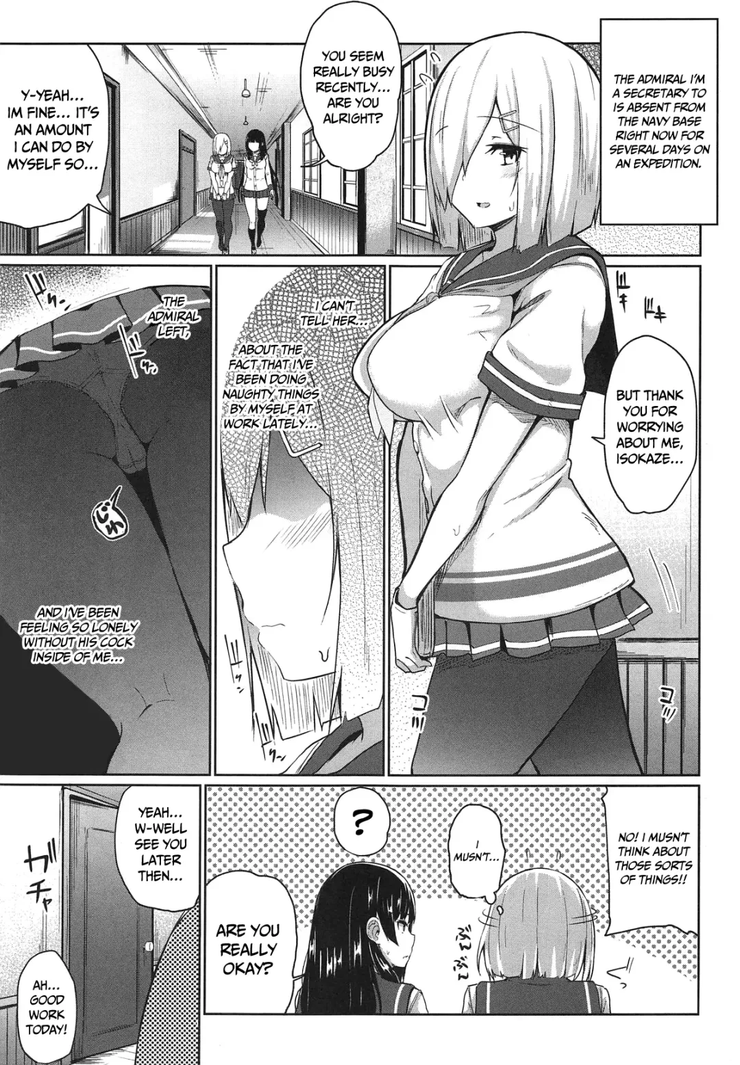 [Yuna] Hamakaze Kairaku ni Otsu ~Shiranai Ossan Teitoku Hen~ Fhentai.net - Page 4