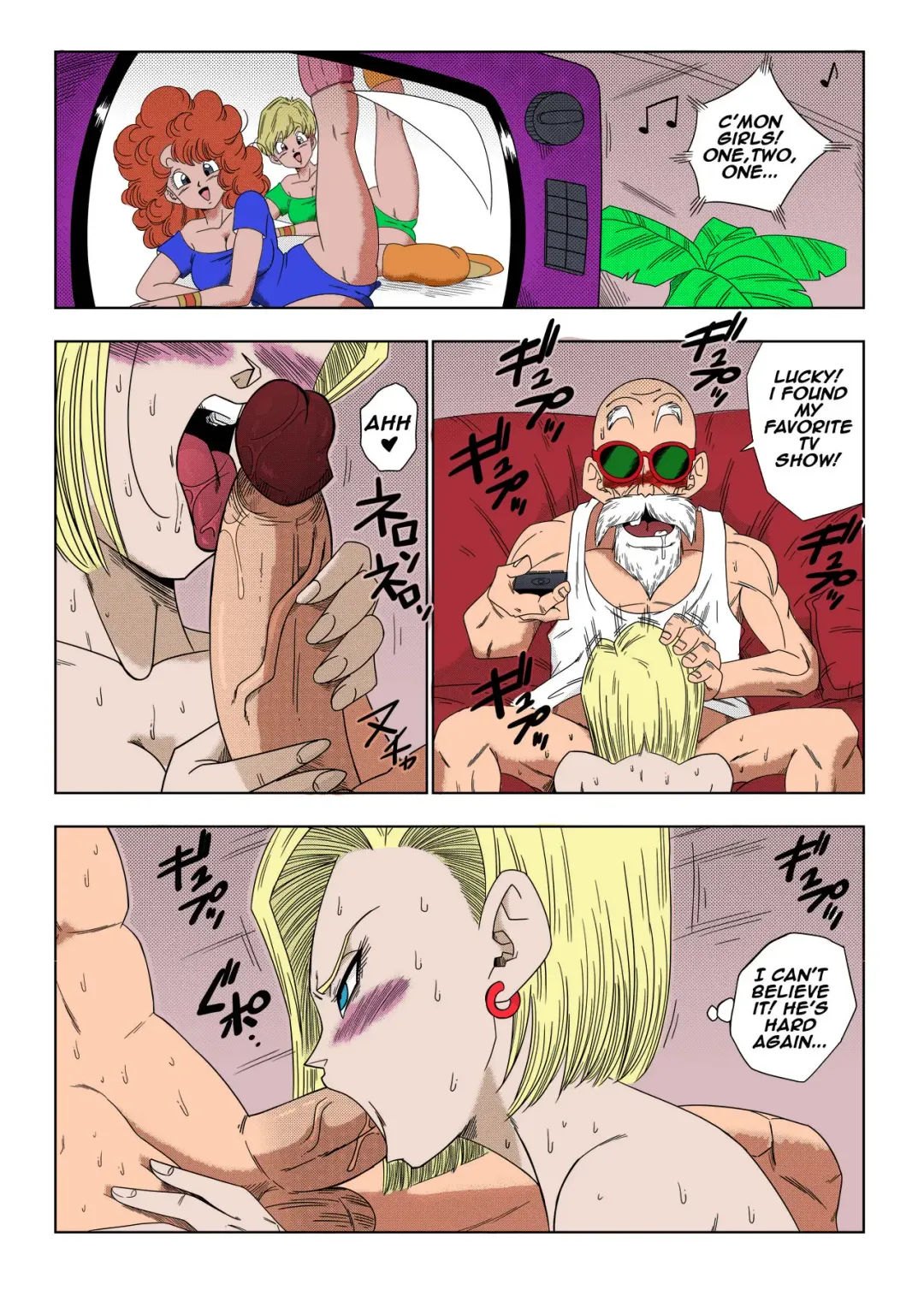 [Yamamoto] 18-gou vs Kame Sennin Android n18 VS Kamesennin (Dragon Ball Z) [English] [Decensored] colorrized (decensored) Fhentai - Page 23