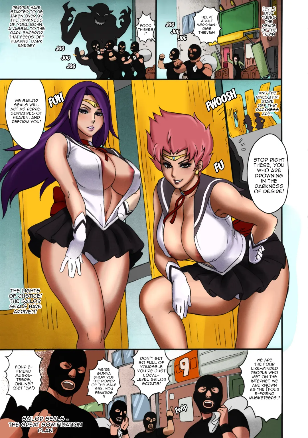 [Kakugari Kyoudai] NIPPON SAILOR SEALS (decensored) Fhentai - Page 4