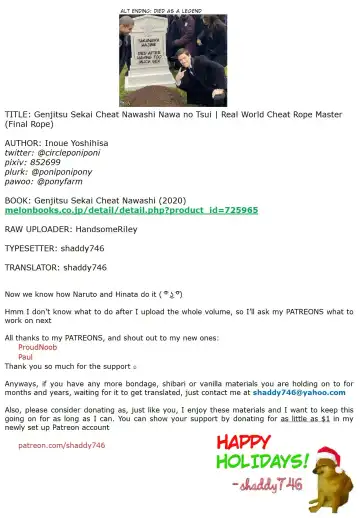 [Inoue Yoshihisa] Genjitsu Sekai Cheat Nawashi Nawa no Tsui | Real World Cheat Rope Master Final Rope Fhentai - Page 41