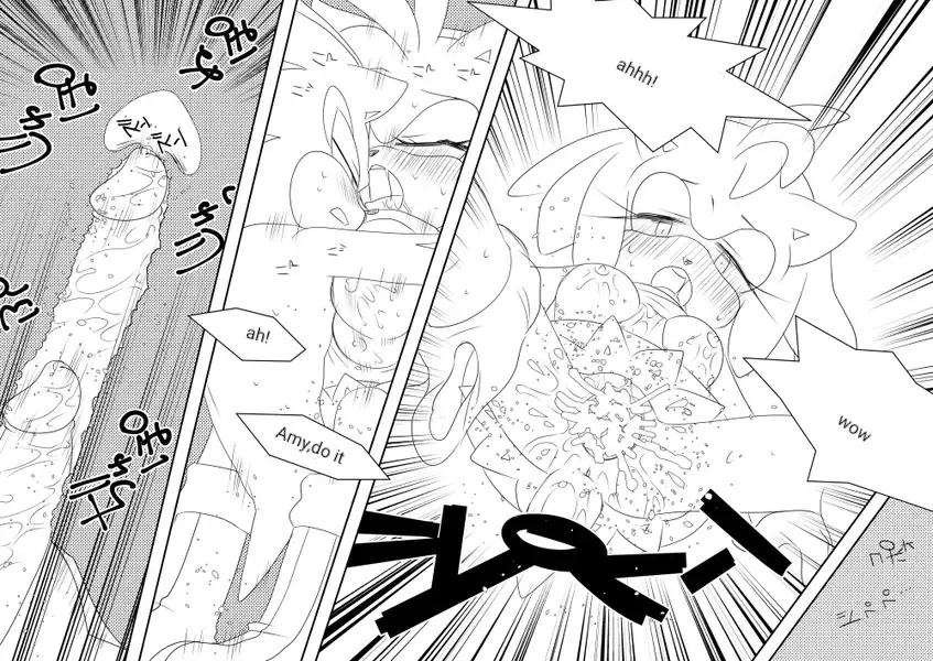 Amy Rose hentai comic Fhentai - Page 12