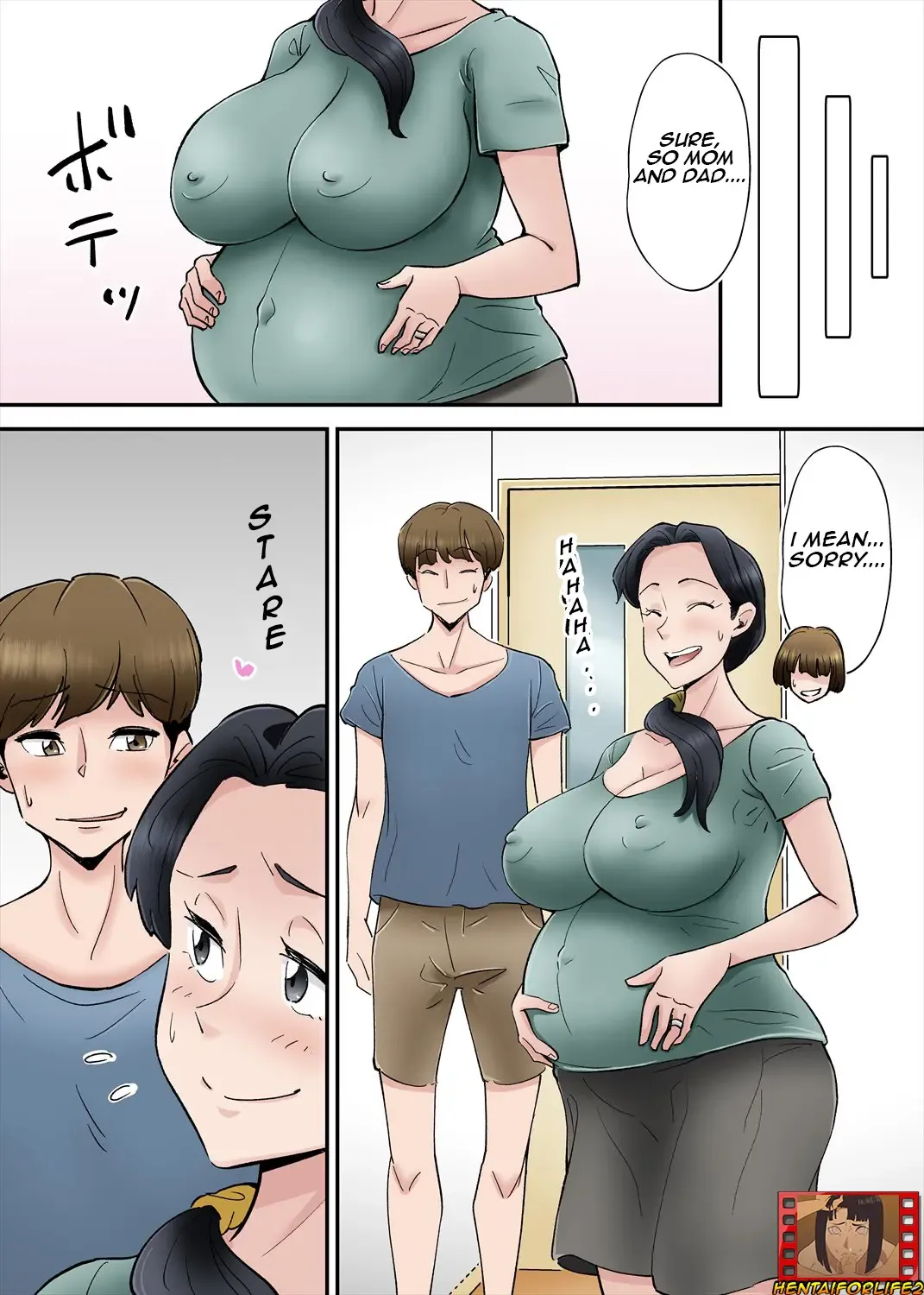 [Nobishiro - Nobu] Hentai Kansoku ~Yome no Bakunyuu Kaa-chan o Netoritai/I want to cuckcold my wife with mother-in-law's big breasts Fhentai - Page 27