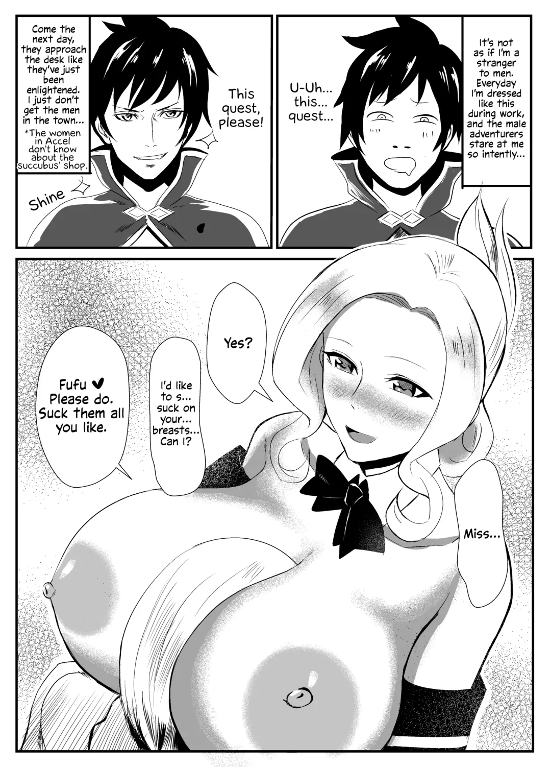 [Shiibara Tetsu] Uketsukejou to Chiisana Boukensha | The Receptionist and the Little Adventurer Fhentai.net - Page 9