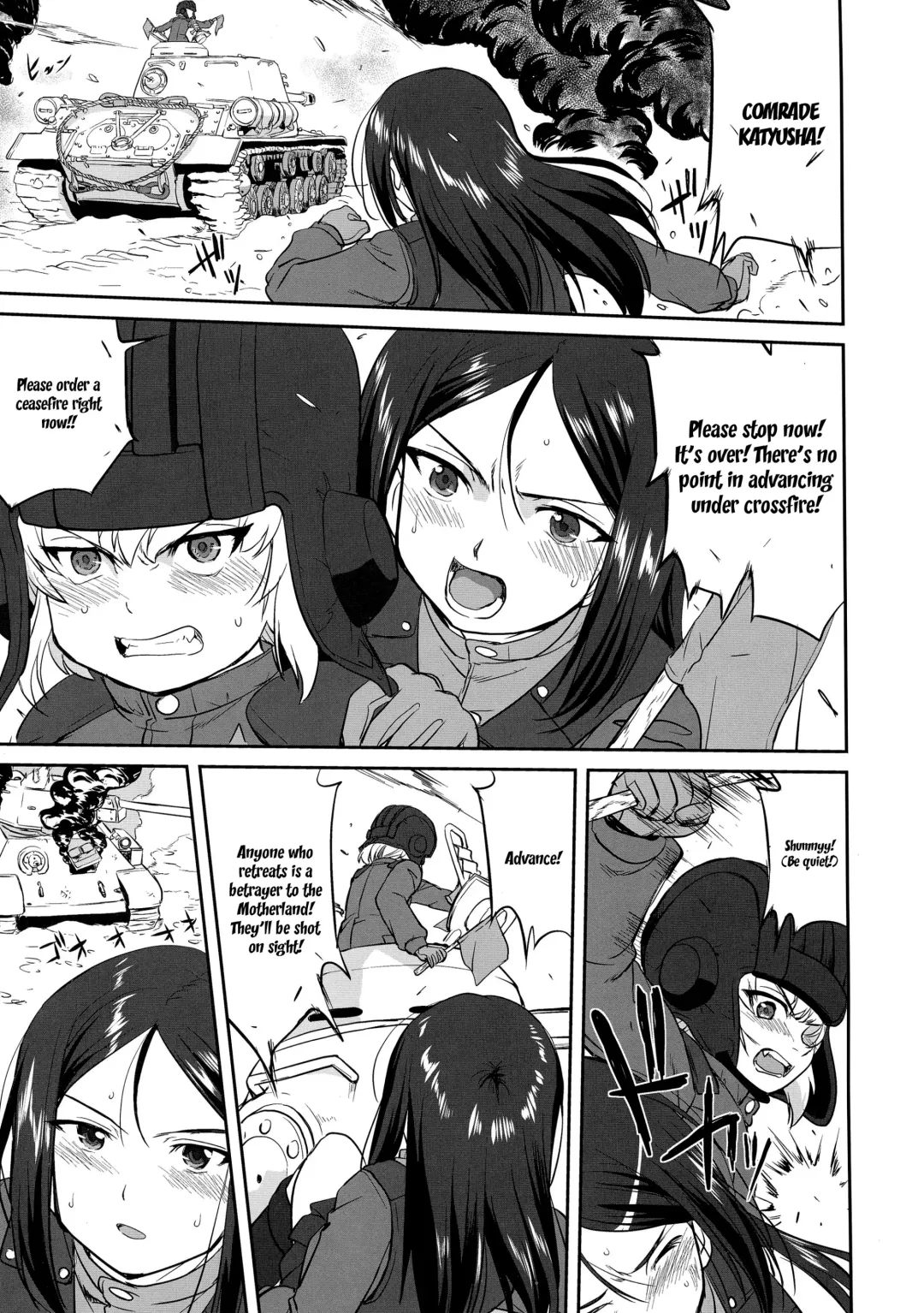 [Tk] Yukiyukite Senshadou Battle of Pravda Fhentai.net - Page 51