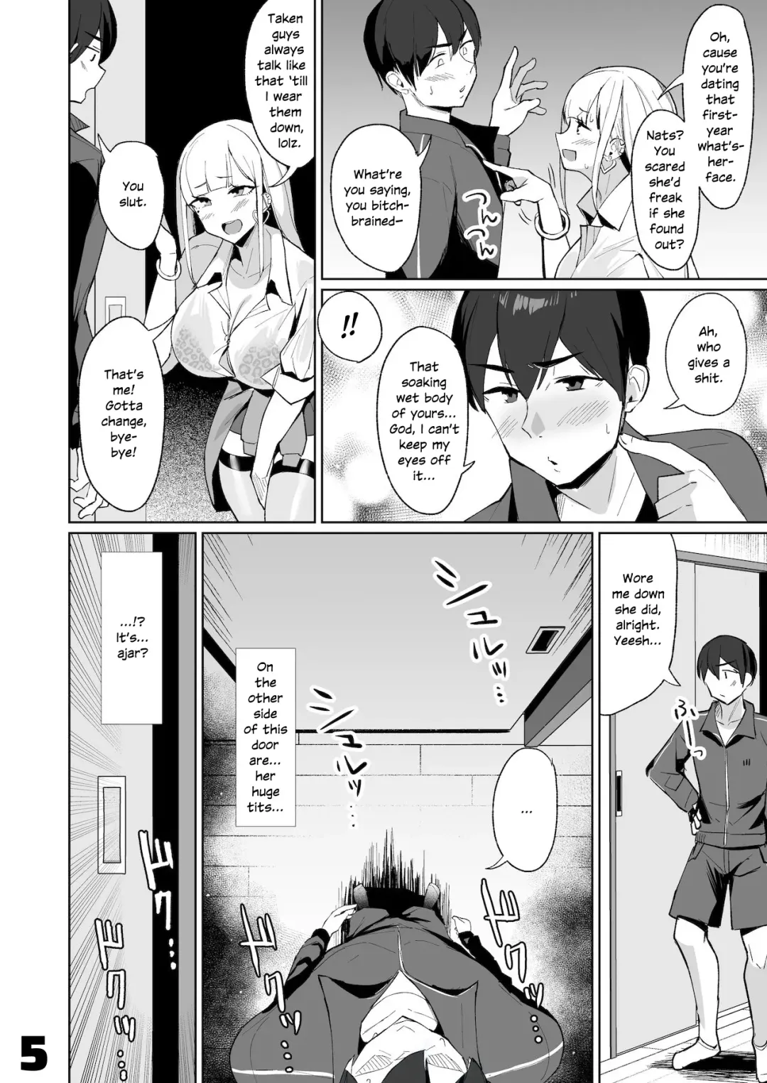 [Nanae] Ecchi na Gal JK to Amayadori Tsuide ni Uwaki Koubi Shichau Yatsu. | Waiting Out the Rain Balls Deep in a Sexy High School Gyaru Fhentai.net - Page 5