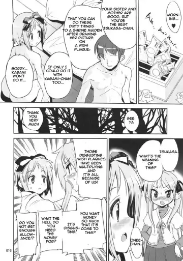 [Orimoto Mimana] Kaiun ☆ Kagamin Jinja | Good Fortune ☆ Kagamin Shrine Fhentai - Page 15