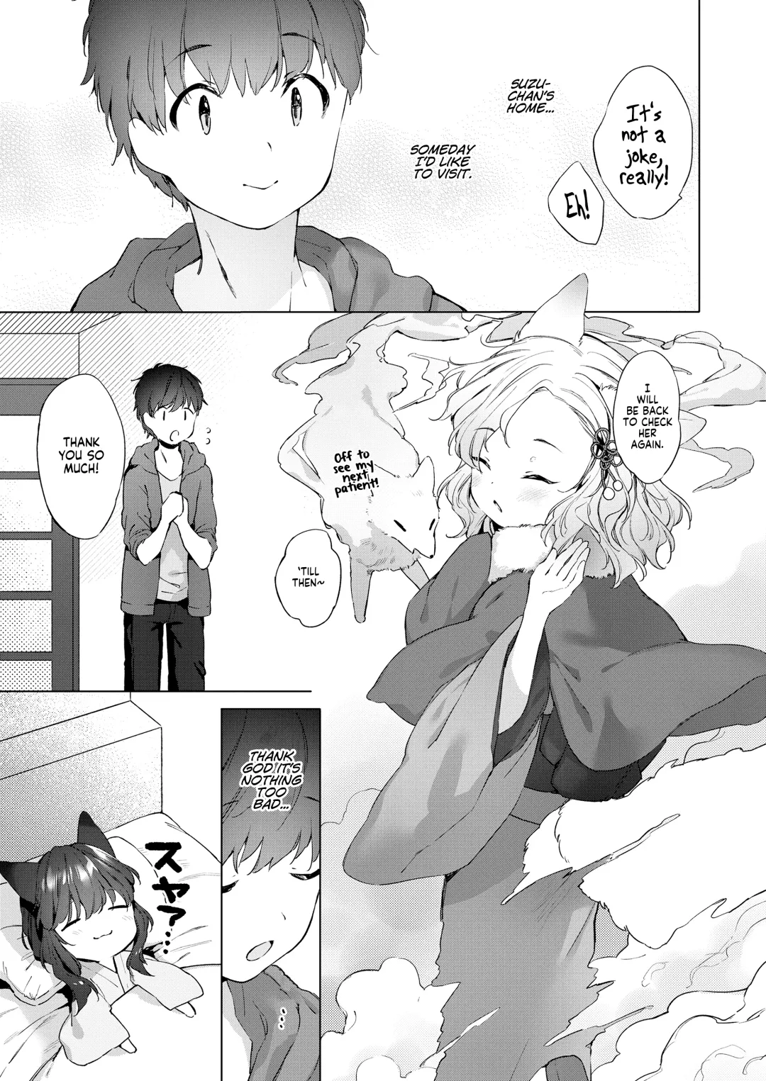 [Mutou Mato] Yowai 200 Chai Okitsune-chan to Oshidori Fuufu Seikatsu. Dai 2 Wa | 200 Year Old Fox Girl and Her Happily Married Life. Part 2 Fhentai.net - Page 7