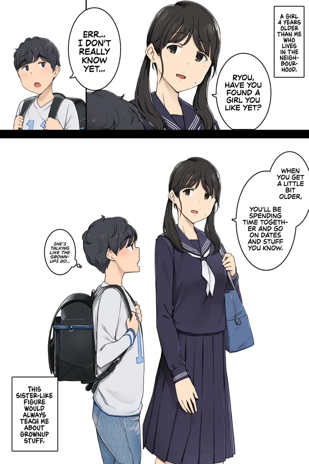 [Wakamatsu] Toshishita no Boku ni Otona na Koto o Oshiete kureru Osananajimi ni Onee-san - My Childhood Friend Onee-san Taught Me All Sort Of Grown Up Things Fhentai.net - Page 1