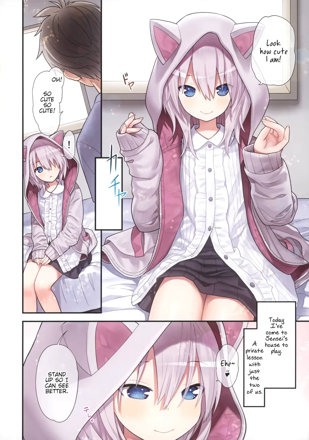 [Kiira] Sensei to Watashi to Nekomimi Parka | Sensei, Me, and a Cat Eared Hoodie Fhentai - Page 5