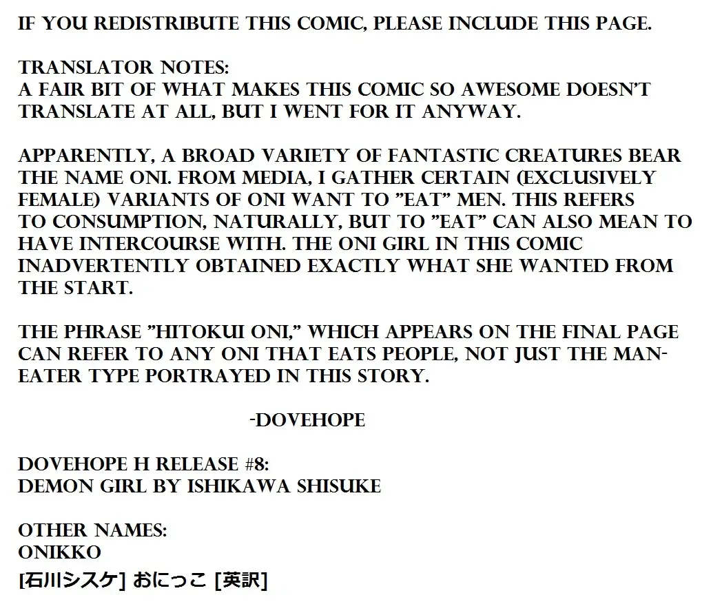 [Ishikawa Shisuke] Onikko | DEMON GIRL Fhentai - Page 18