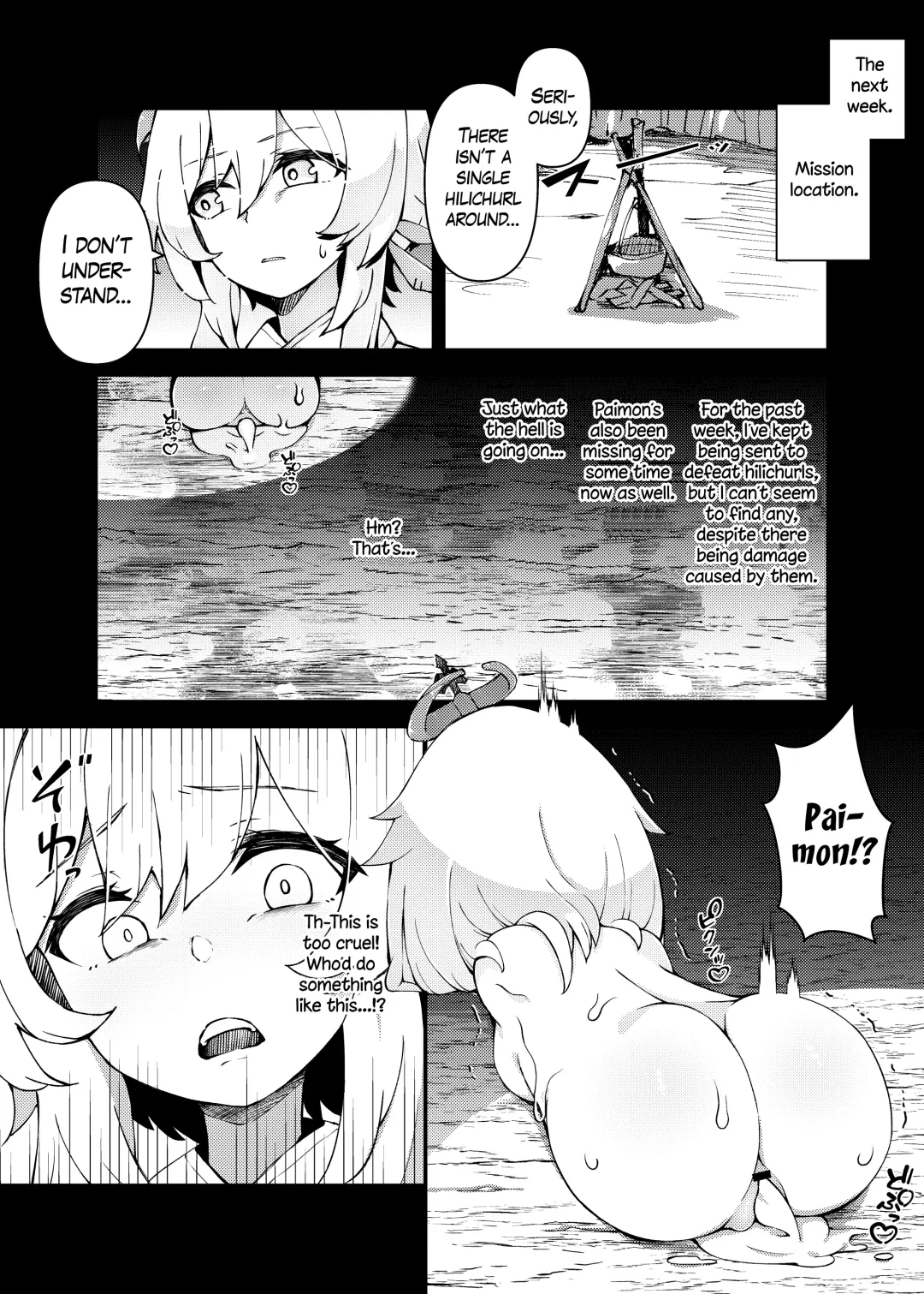 [Karou] Shingeki no Hilichurl ~Tabibito Hokaku Hen~ Lumine,The End of Travel~ Fhentai - Page 12