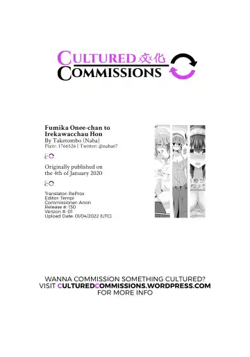 [Naba - Nabe] Fumika Onee-chan to Irekawacchau Hon | A Book About Switching Bodies With Fumika-onee-chan Fhentai - Page 25