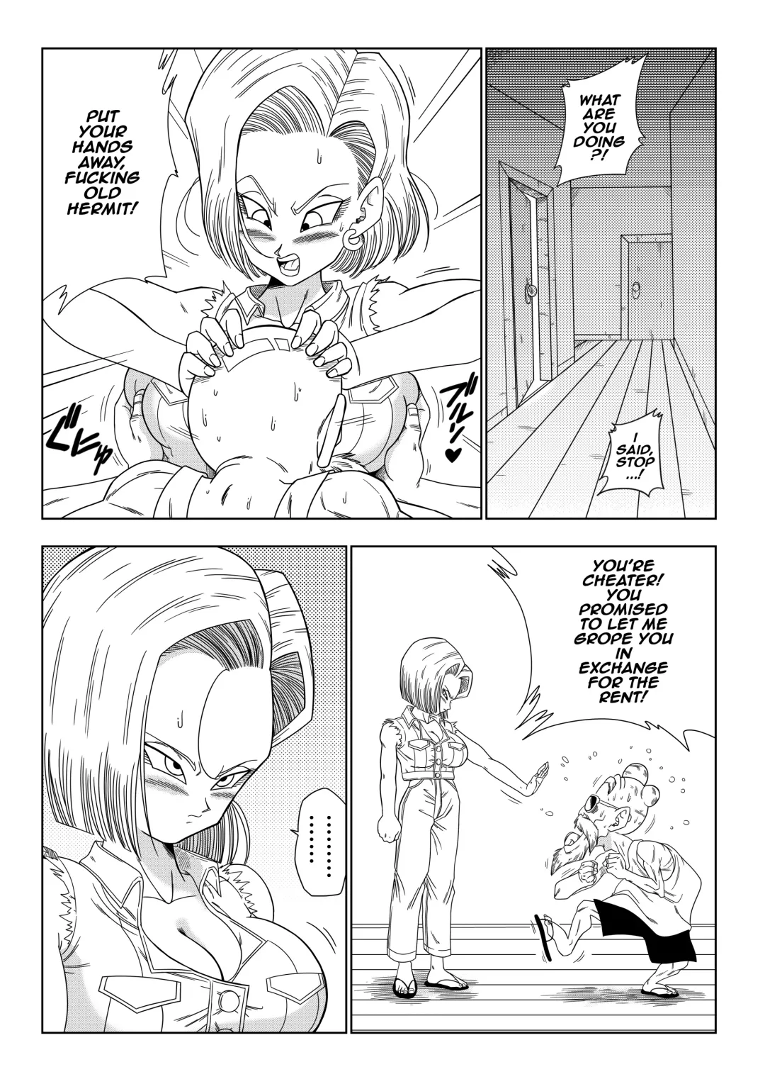 [Yamamoto] Android 18 vs Master Roshi (decensored) Fhentai.net - Page 5