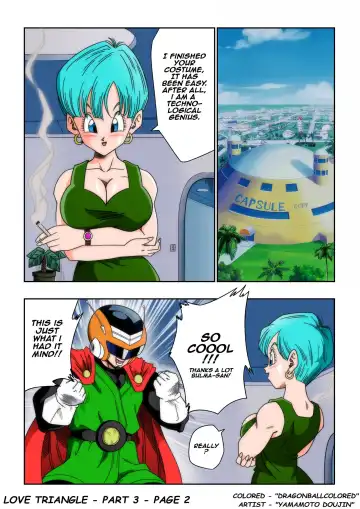 [Yamamoto] LOVE TRIANGLE Z Part 3 (Dragon Ball Z) [English] [Decensored] [Colorized] v2 (decensored) Fhentai - Page 2