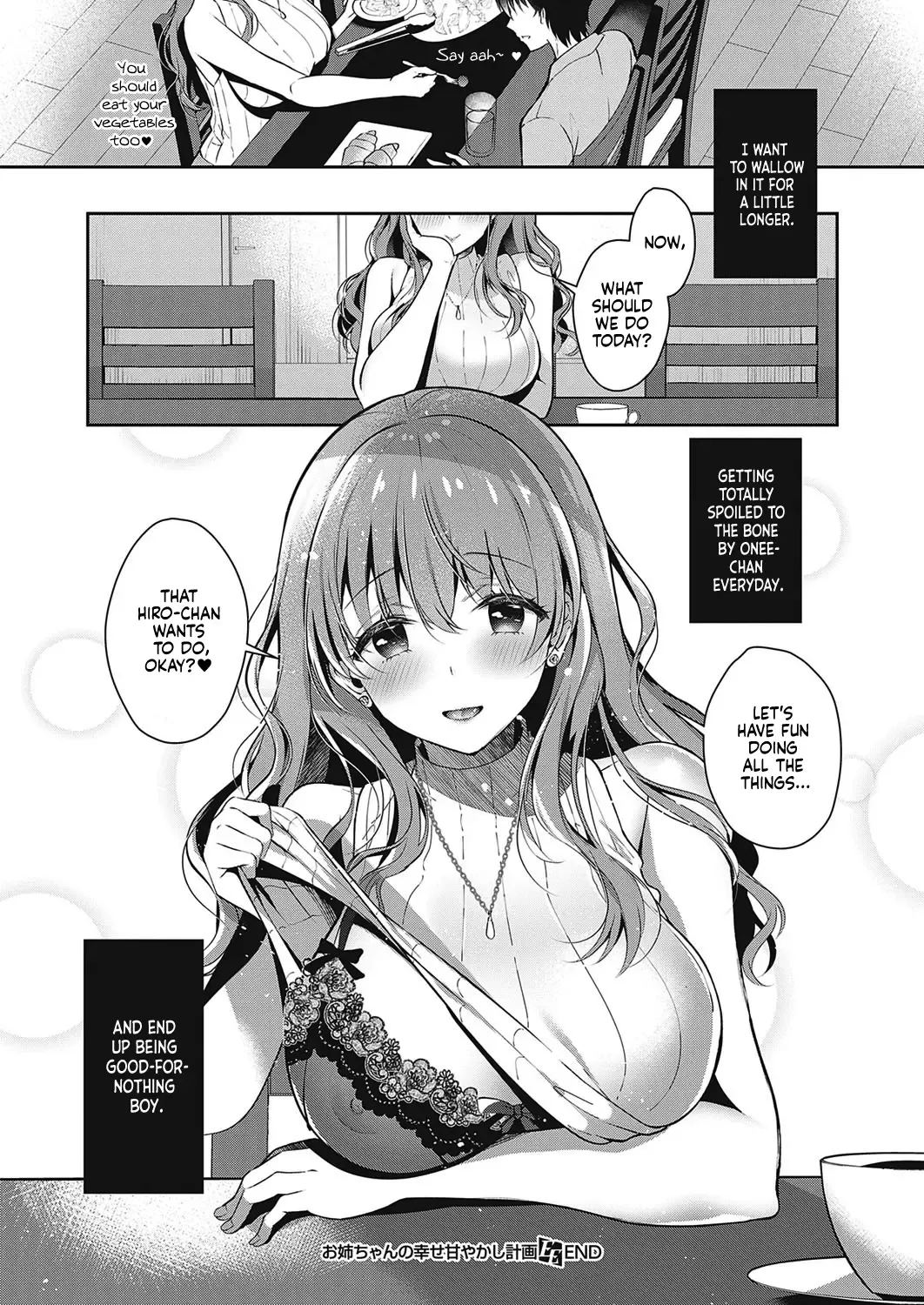 [Takashina Asahi] Onee-chan no Shiawase Amayakashi Keikaku | Big sister's Happy Spoiling Fhentai - Page 24