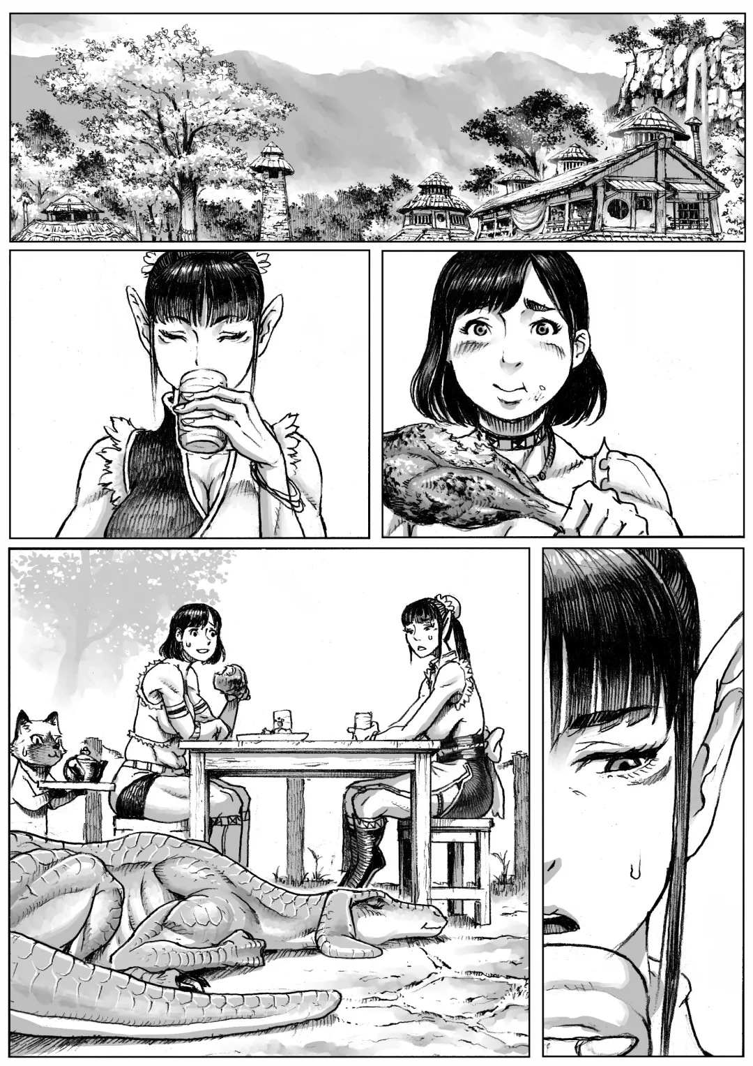 [Double Deck] MonHan! ~Kuishinbou Hunter no OO Report~ Fhentai - Page 60