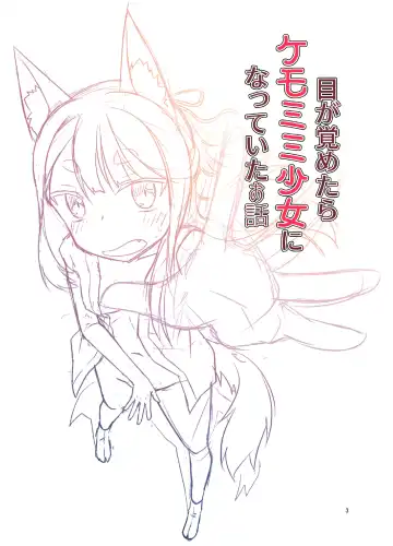 [Fumotono Mikoto] Me ga Sametara Kemomimi Shoujo ni Natteita Ohanashi Fhentai - Page 3