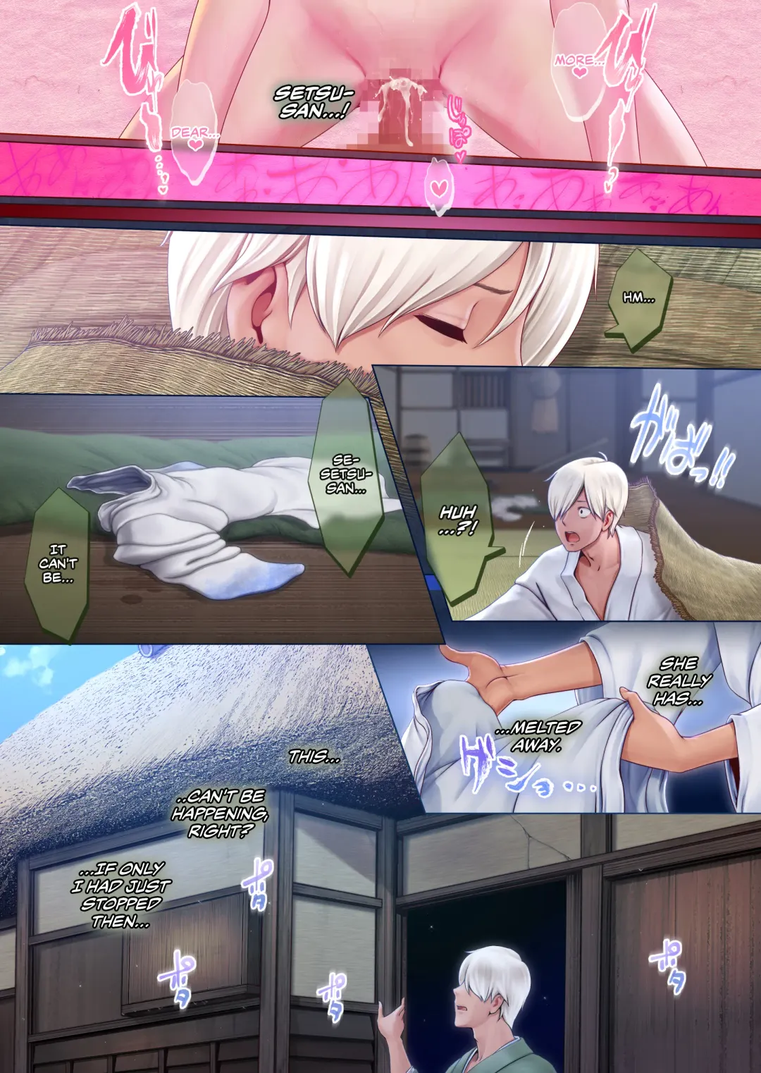 Yotogi no Yukionna Setsu ~Atatamenai to, Koorimasu~ | Setsu, the Yuki-onna of the Night ~Warm Her Up Lest She Freeze~ Fhentai - Page 35