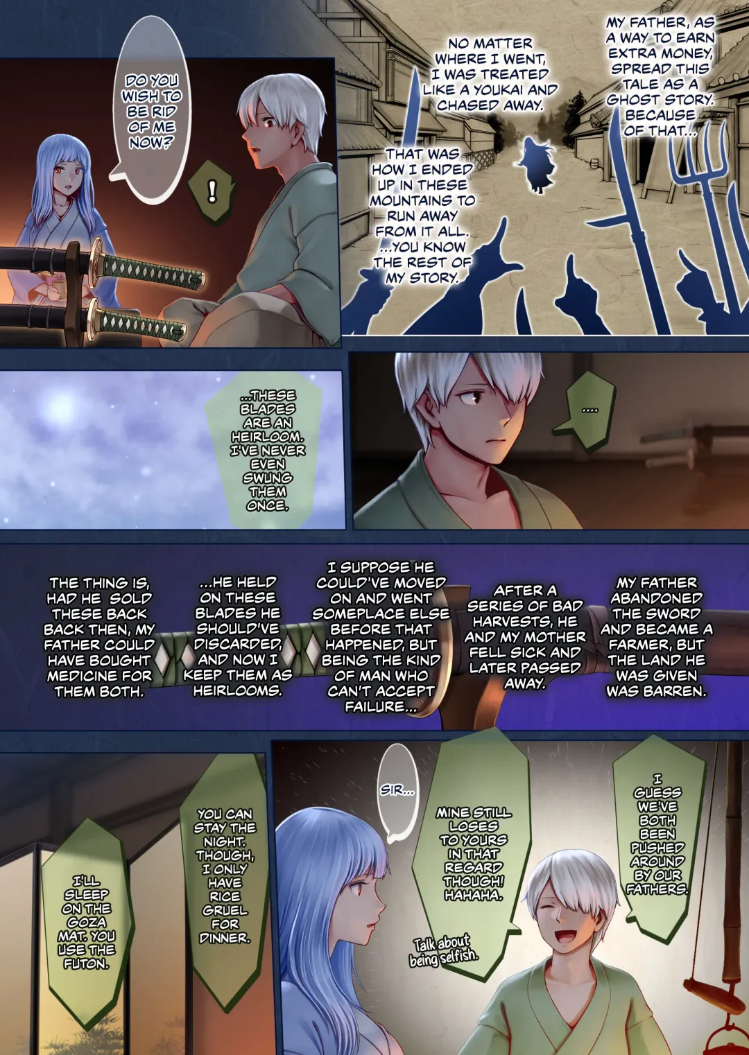 Yotogi no Yukionna Setsu ~Atatamenai to, Koorimasu~ | Setsu, the Yuki-onna of the Night ~Warm Her Up Lest She Freeze~ Fhentai - Page 9