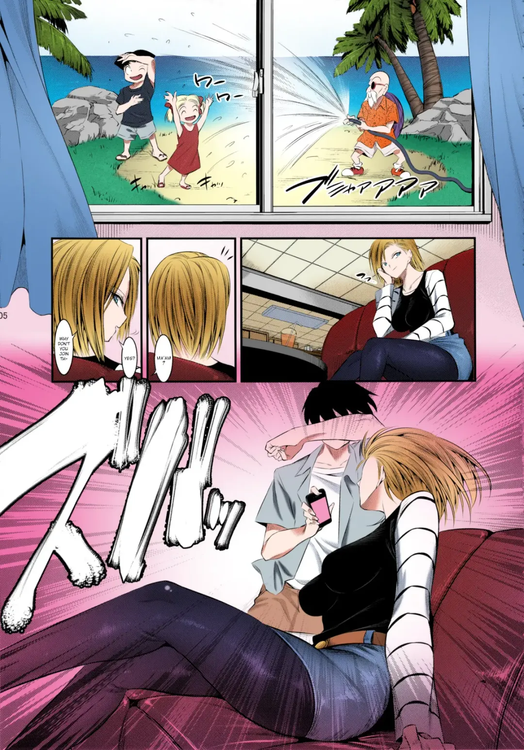 [Shuten Douji] 18-gou ga Saimin de NTR-reru Hon | Android 18's Hypnosis NTR Fhentai - Page 4