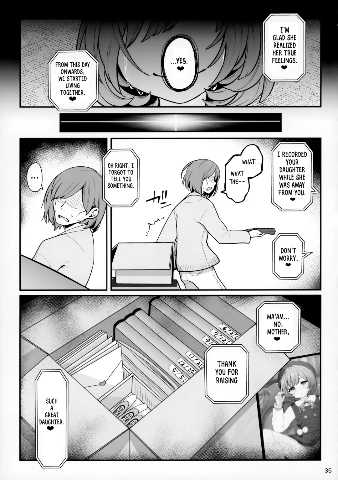 [Santa] Otonari-san e. Anata no Musume-san ga Amarini Kawaikute Kenage de Atama mo Yokute, Boku no Risou no Onaho ni Pittari datta node, Shichaimashita--Saimin Tanetsuke Fhentai.net - Page 36