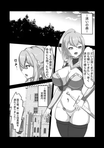 [Yotaka] Futanari Onna Kishi, Zako Chinpo Naburare Renzoku Shasei de Buzama ni Inma Ochi suru Fhentai - Page 2