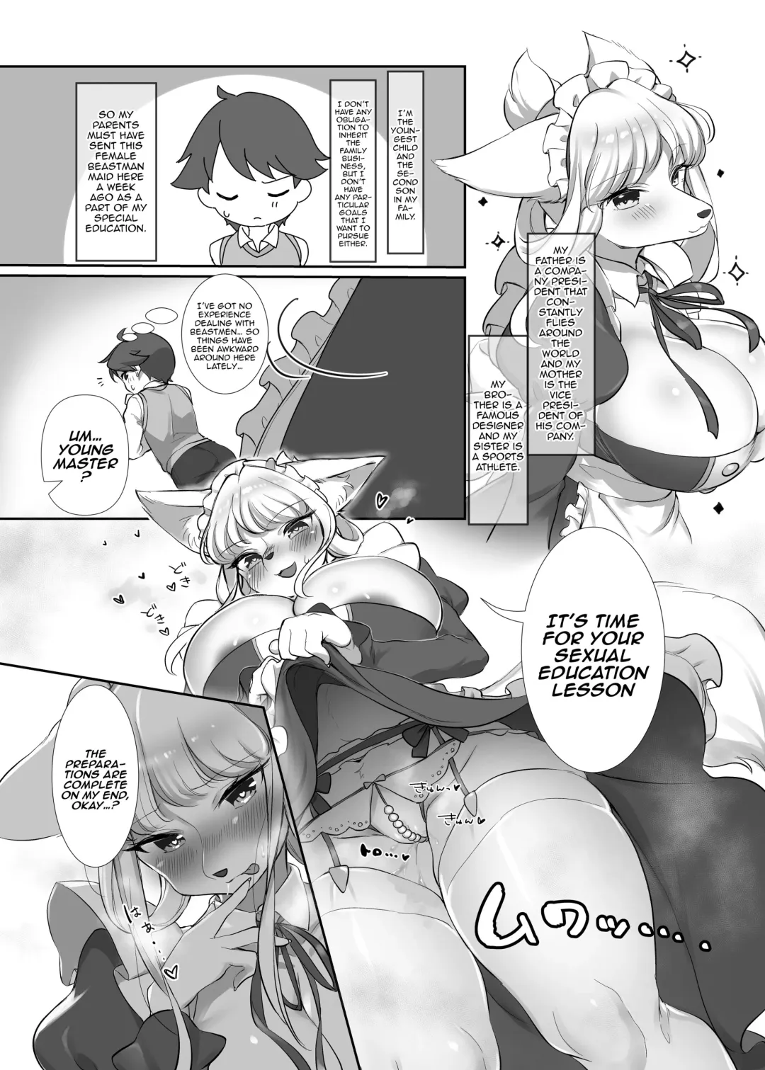 [Sakuragi Yomi] Uchi no Kemo Maid Hatsujouki no you desu | It Seems My Fox Girl Maid Is In Heat Fhentai - Page 4