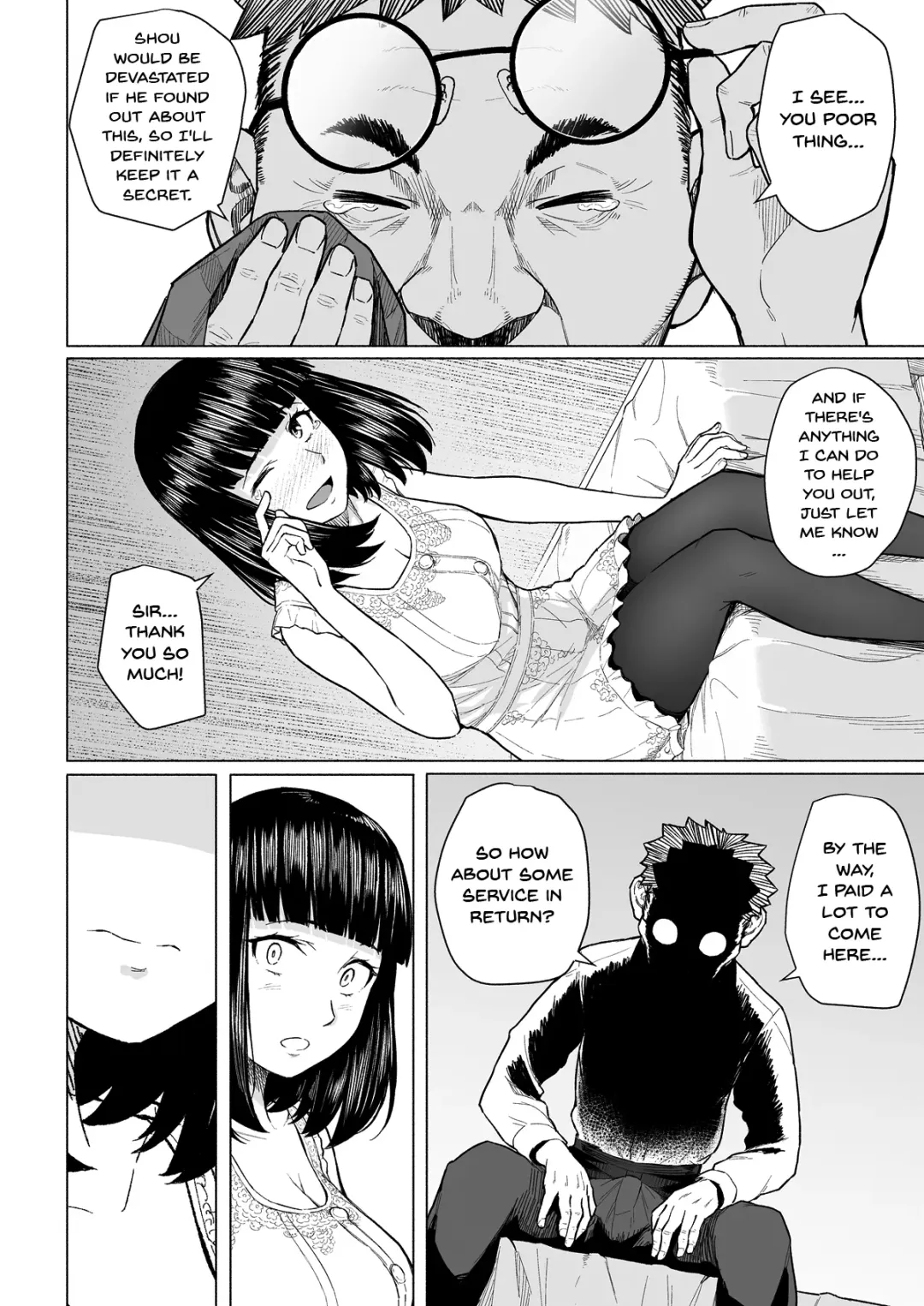 [Magekichi] Akogare no Nee-chan wa Fuuzoku Ochi Shite Oyaji ni Dakareru | The Nee-chan I Was Yearning For Started Whoring Herself Out And Had Sex With My Dad Fhentai - Page 9