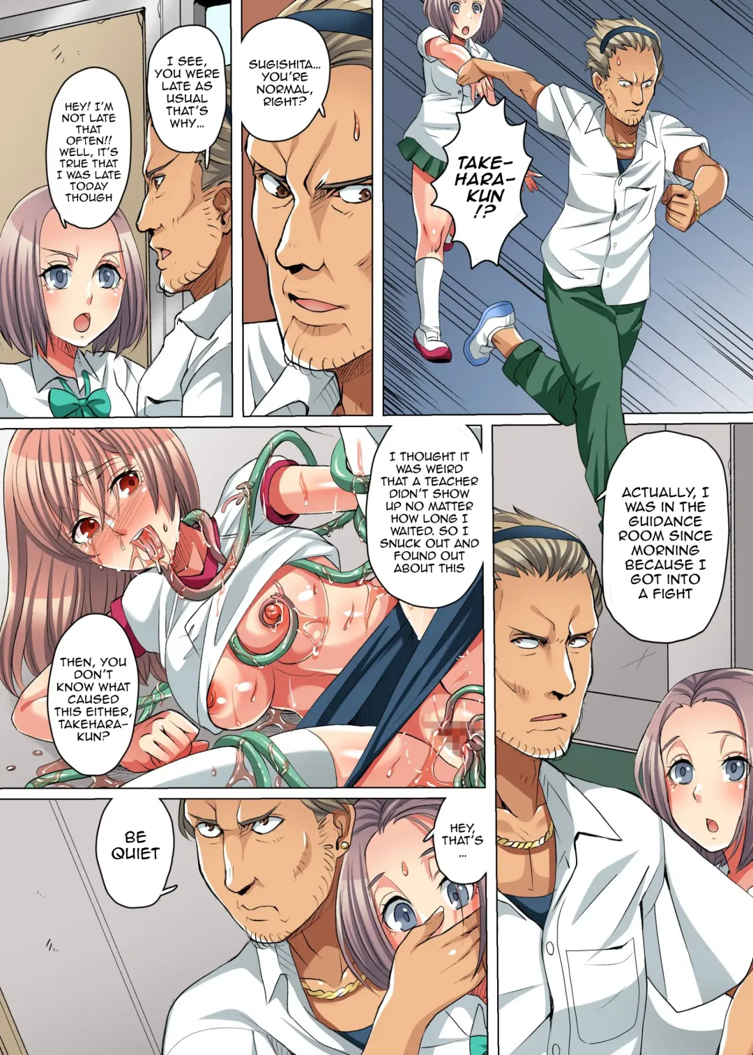 Zetsubou no Kyoushitsu ~Shokushu ni Kiseisare Sennou Sarete Kyouki e to Ochiteyuku Manabiya~ | Classroom Of Despair ~The School Where Everyone Starts Sexually Falling To Hypnotic Tentacles~ Fhentai - Page 13