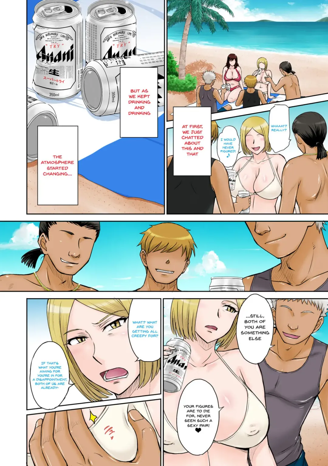 [Tsukino Jyogi] Hitozuma Nanpa! Namahame!! Resort Island | Wife Seduction! And Fucking!! Resort Island Fhentai.net - Page 7