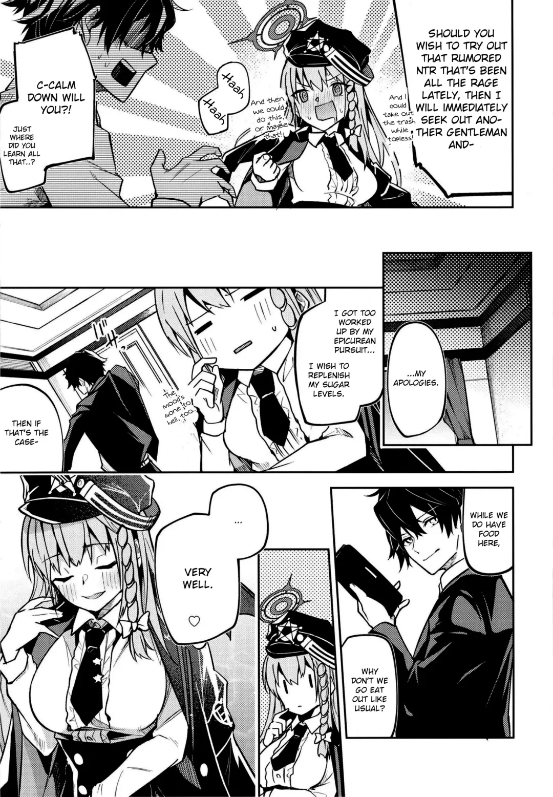 [Hetaren] Kurodate o Shiro ni Someru Seishoku Kenkyuu o | Sexual Gourmet Research: Dyeing Kurodate White Fhentai - Page 9