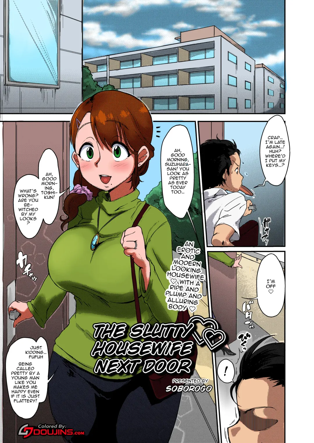 Read [Soborogo] Tonari no Intou Oku-san | The Lewd Wife Next Door (decensored) - Fhentai.net