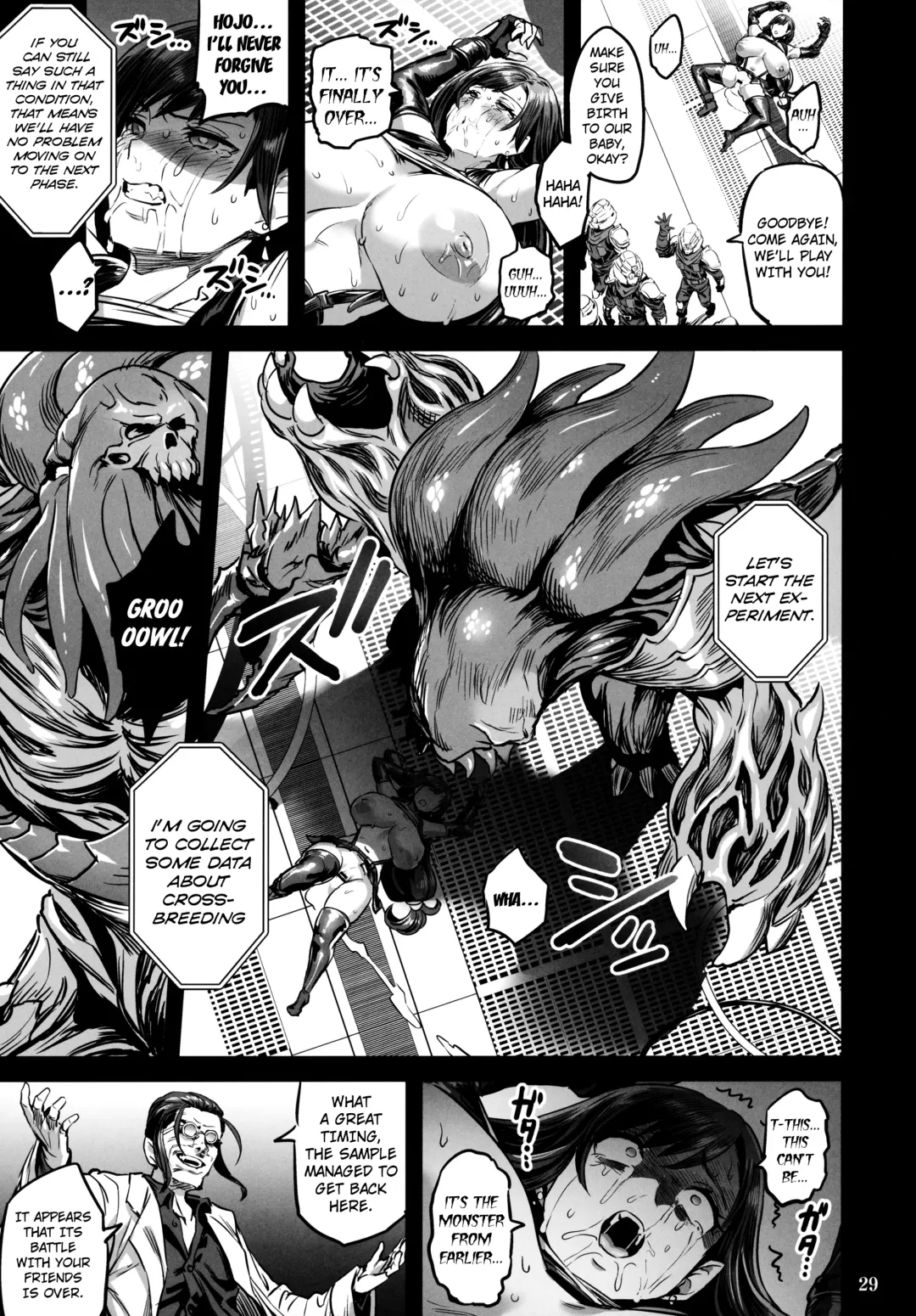 [Obui - Slashysmiley] Deka Chichi Terrorist no Kousei Kouhai Jikken Fhentai - Page 28