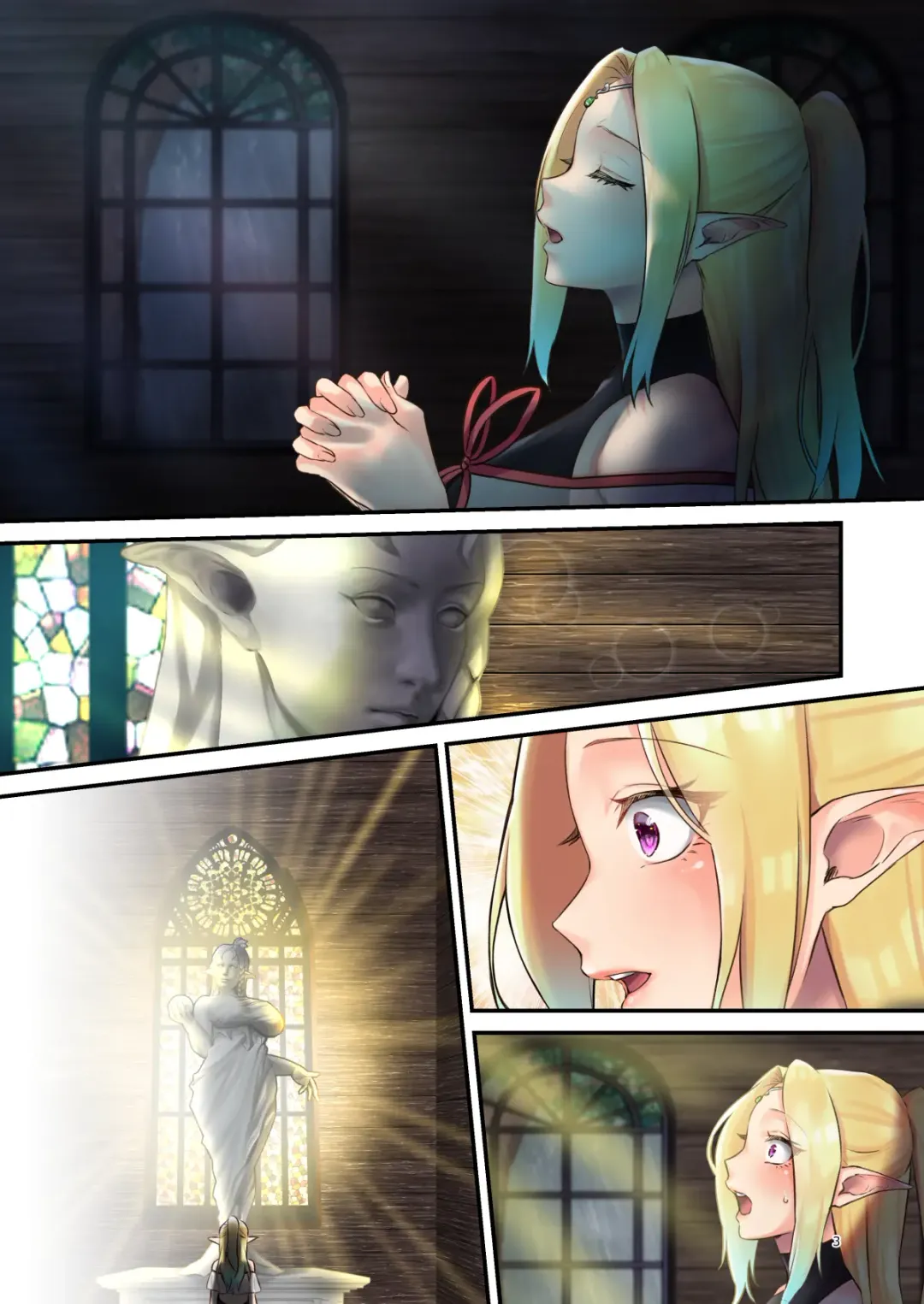 [Bangetsu Setsuka] Houshi Shintaku -Tentacle Oracle- Fhentai - Page 39