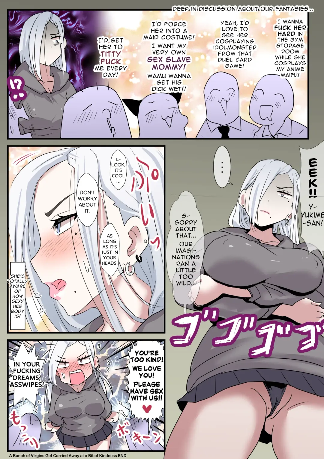 [Wamuko] Yankee Shiro Gyaru-chan de Ero Mousou | Erotic Fantasies with a Cute Yankee Shiro-Gyaru Fhentai - Page 10