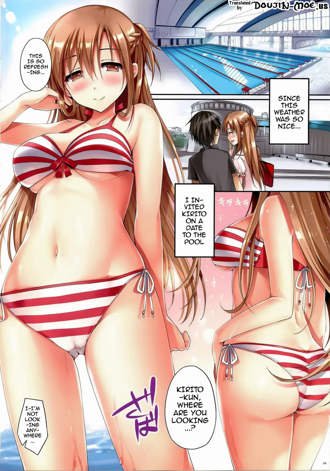 [Hanahanamaki - Sousouman] Asuna ni 100% Nama Nakadashi Shimasu | Cumming Inside Asuna 100% Raw (decensored) Fhentai - Page 3