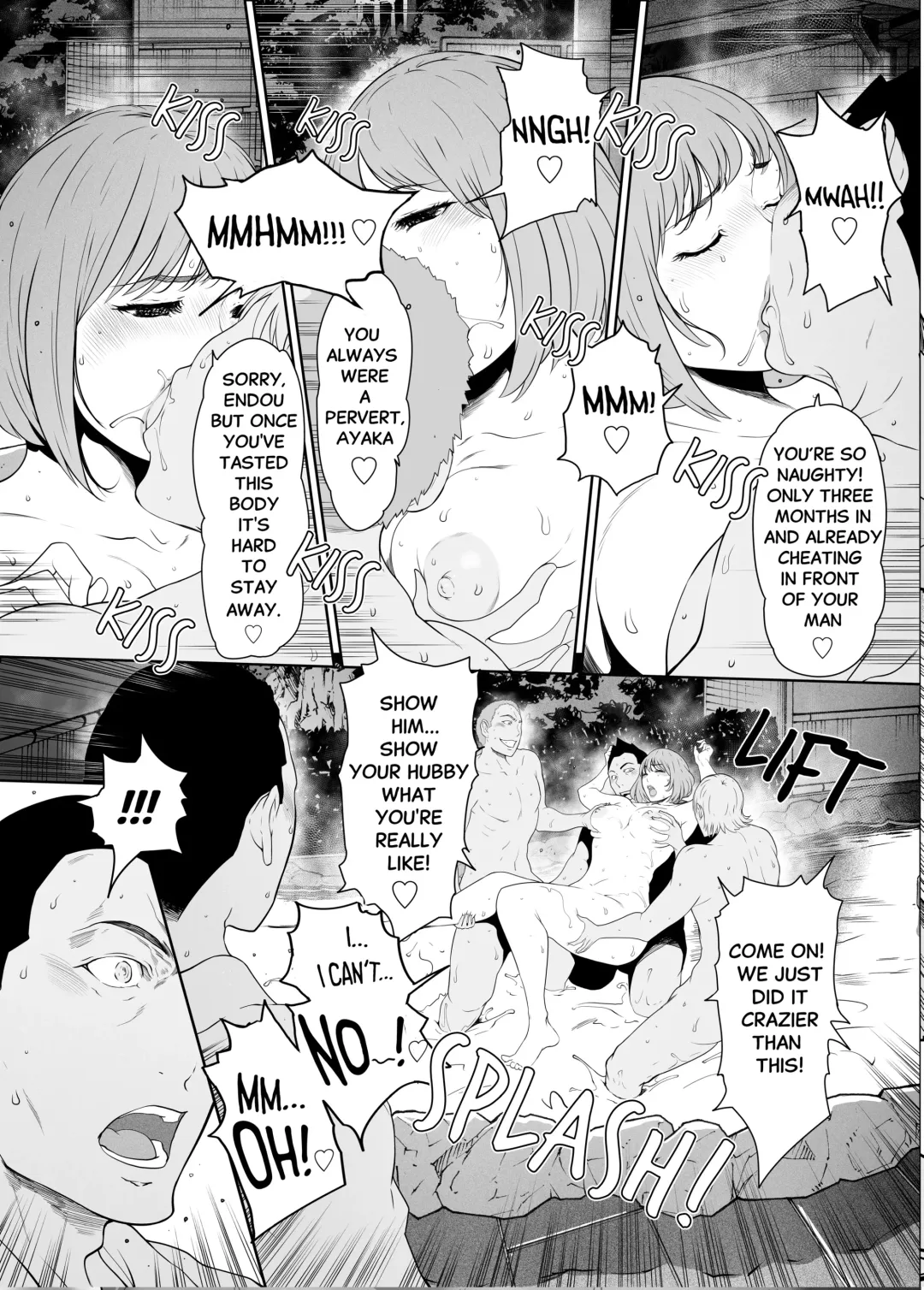 [Linda] My wife became a Cum Dump for her Circle of Friends at the Hot Springs Fhentai - Page 37