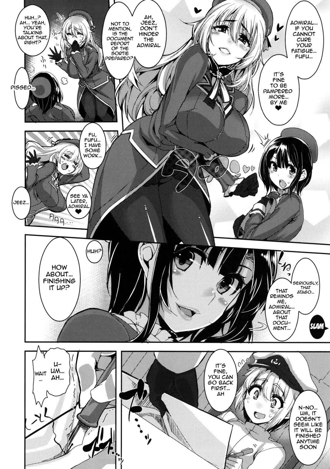 [Henkuma] Chicchai Teitoku to Takao-san to Atago-san | Tiny Admiral, Takao-san, and Atago-san Fhentai - Page 5
