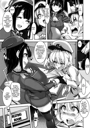 [Henkuma] Chicchai Teitoku to Takao-san to Atago-san | Tiny Admiral, Takao-san, and Atago-san Fhentai - Page 6
