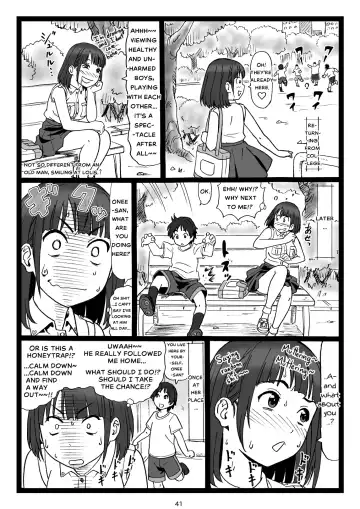 [Ohkura Kazuya] Kouen no Bench ni Suwatteru Kirei na Onee-san ga Boku ni "Ochinchin o Misete" to Itte Kuru no de... | A Pretty Onee-San, that's sitting on a Bench in the Park...suddenly says to Me: [Show Me Your Dick]. Fhentai - Page 41