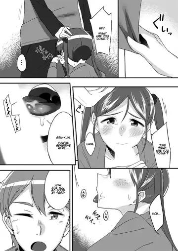 [Ogawa Eru] "Imouto no Karada no Kanojo" to "Kanojo no Karada no Imouto", Docchi no Naka ga Kimochi Ii? Chapters 1-2 Fhentai - Page 27
